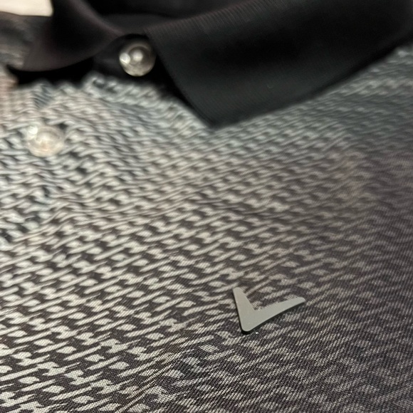 Callaway Black with Grey Detail Golf Polo - Picture 3 of 8